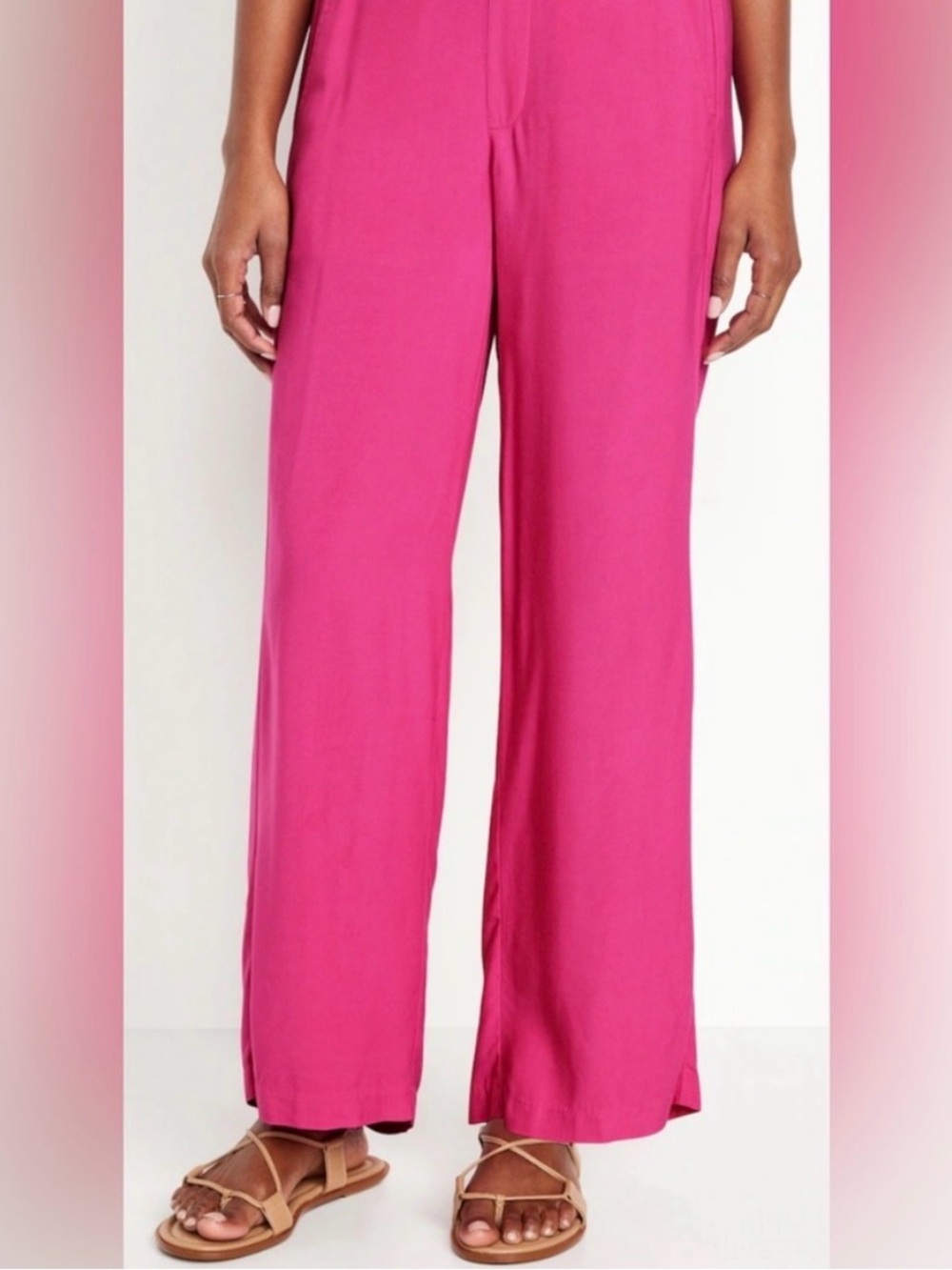 Old Navy Wide-Leg Pants in Hot Pink